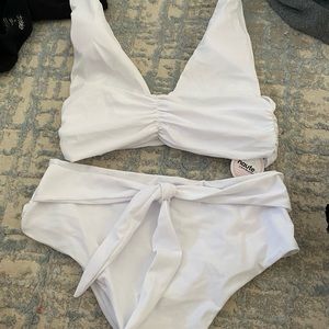 White bikini